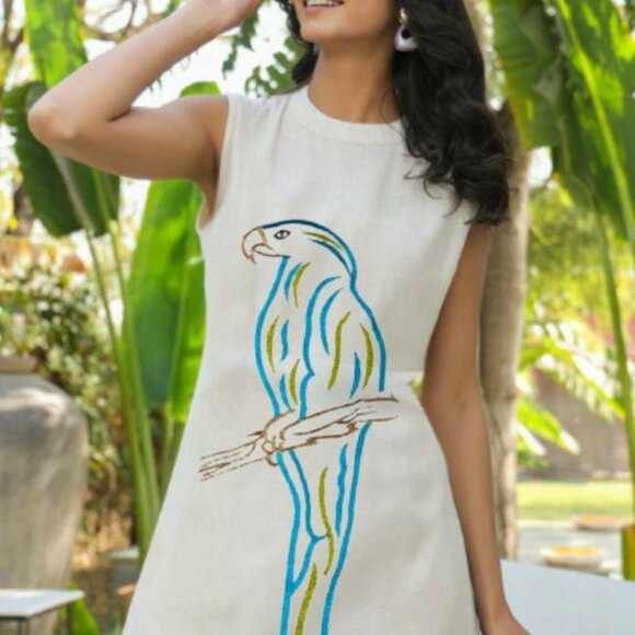 COTTON PRINTED KURTI FOR WOMENS - Picture 5 of 14